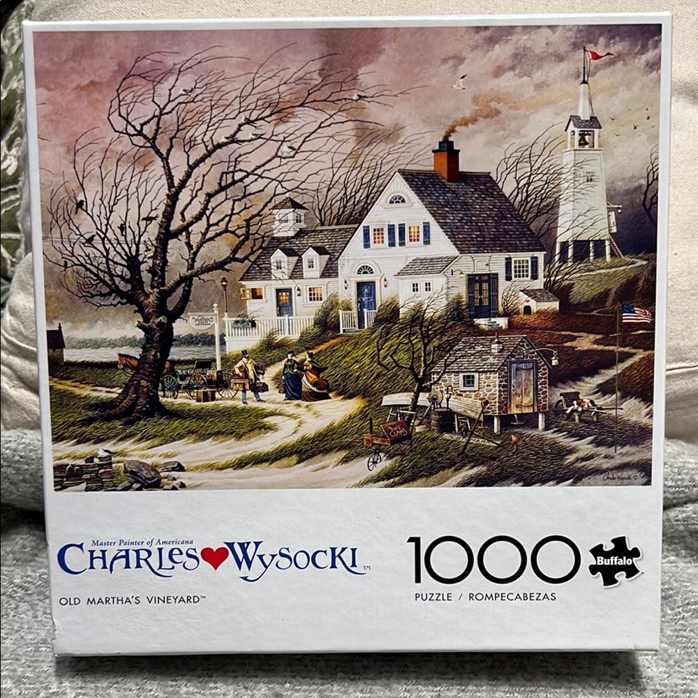 Charles Wysocki Old Martha's Vineyard 1000 Piece Puzzle Buffalo games
